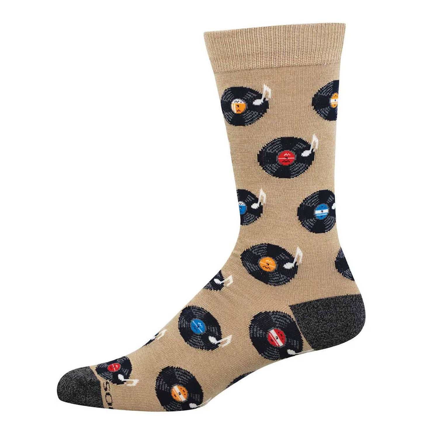 Socksmith 'Vinyl Sounds Better' Men's Bamboo Socks