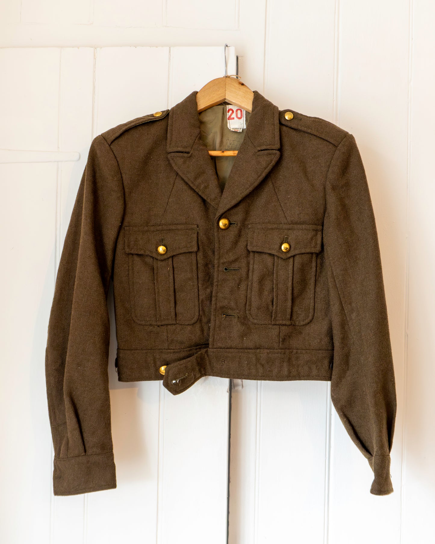 Women's Army Short Jacket - Khaki