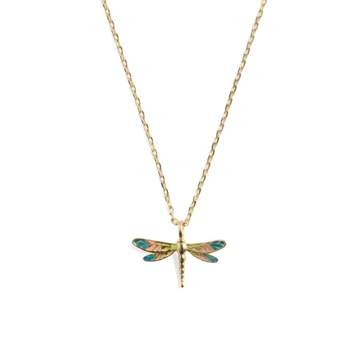 Enamel Dragonfly Pendant