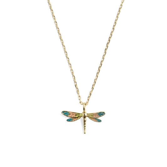 Enamel Dragonfly Pendant