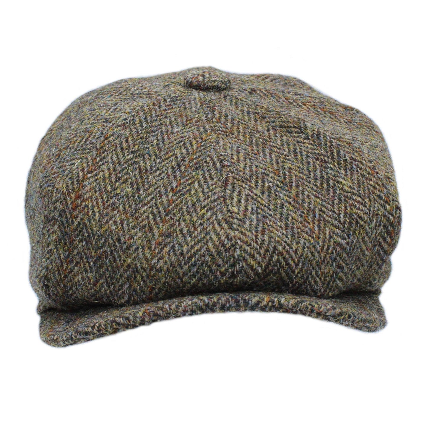 ZH028 Scott Newsboy Harris Tweed 8 Piece Cap