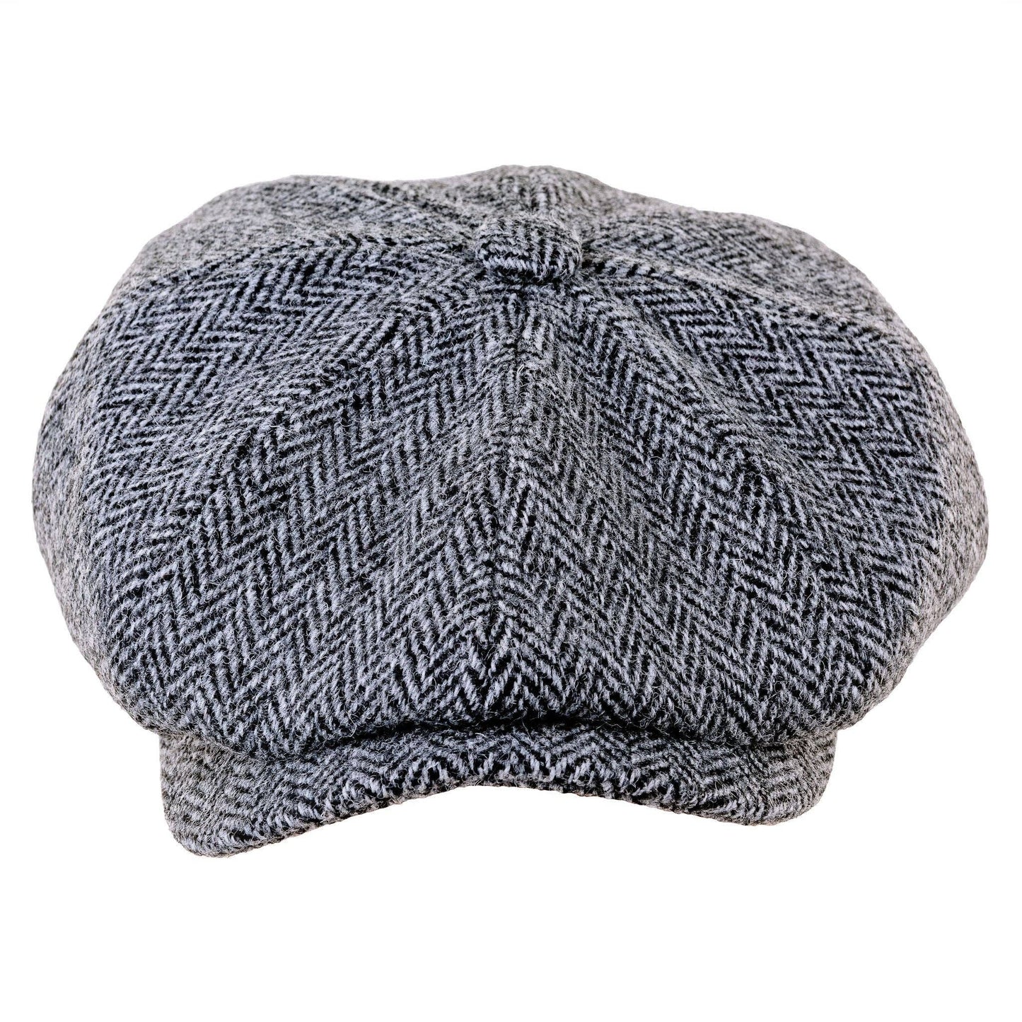 ZH028 Scott Newsboy Harris Tweed 8 Piece Cap