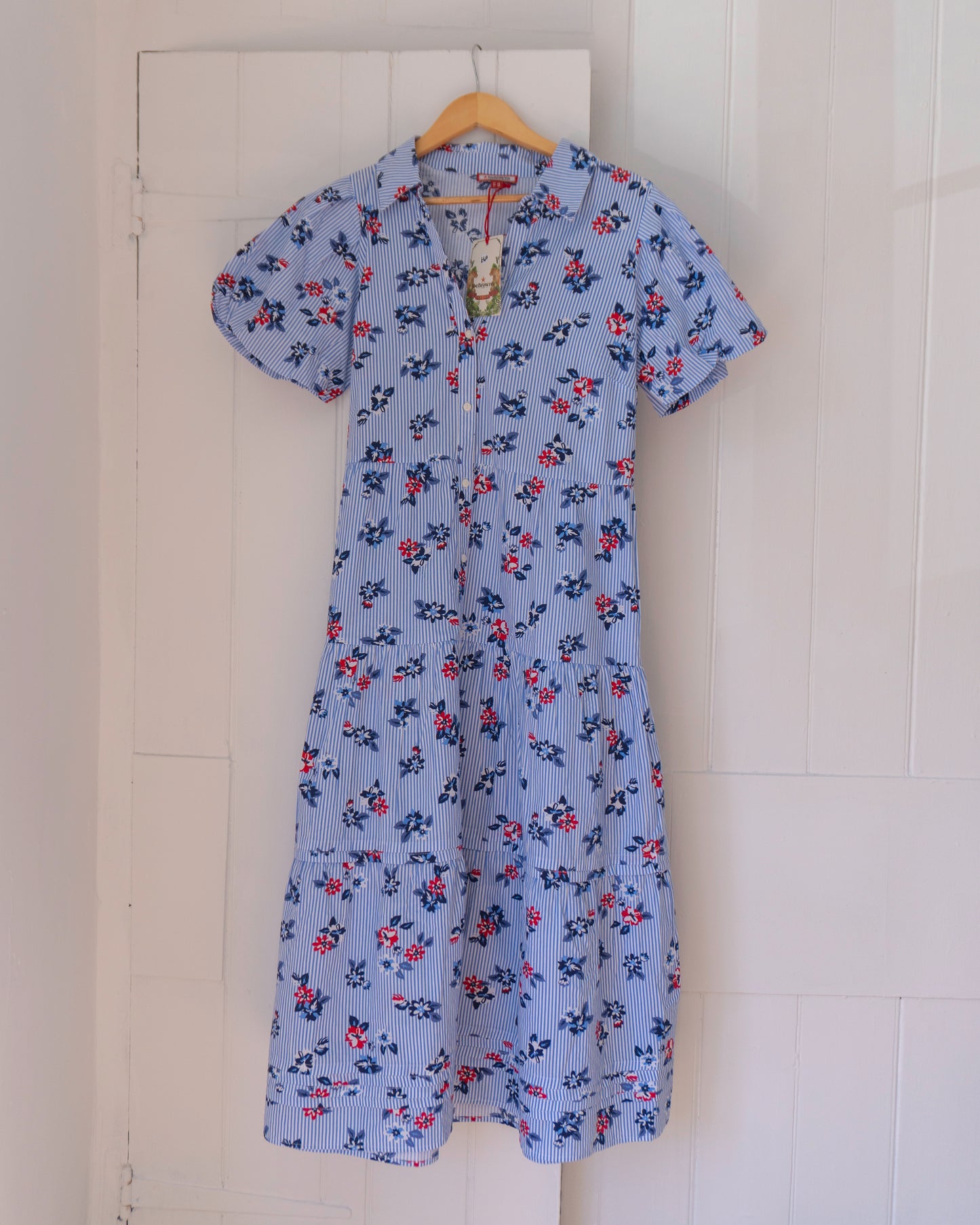 Sasha Stripe Shirt Dress