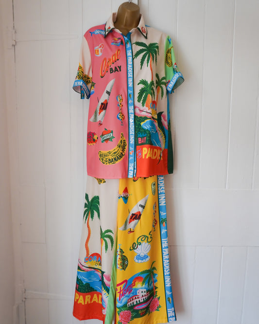 Tropical Beach Pattern Co-Ord