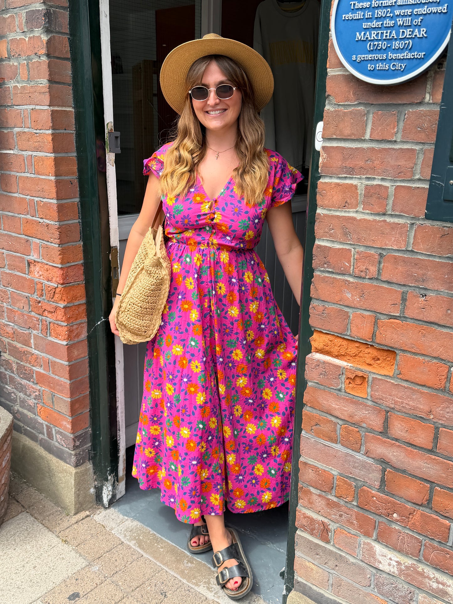 Funtime Floral Cotton Dress