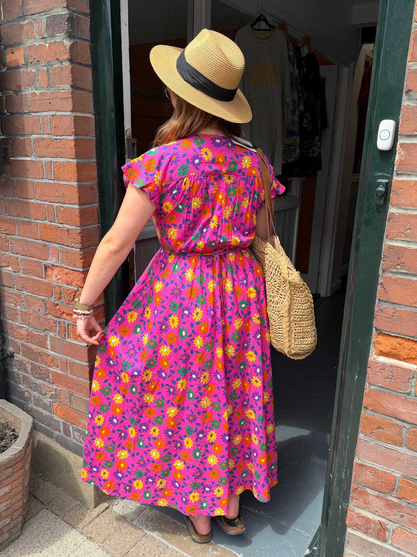 Funtime Floral Cotton Dress