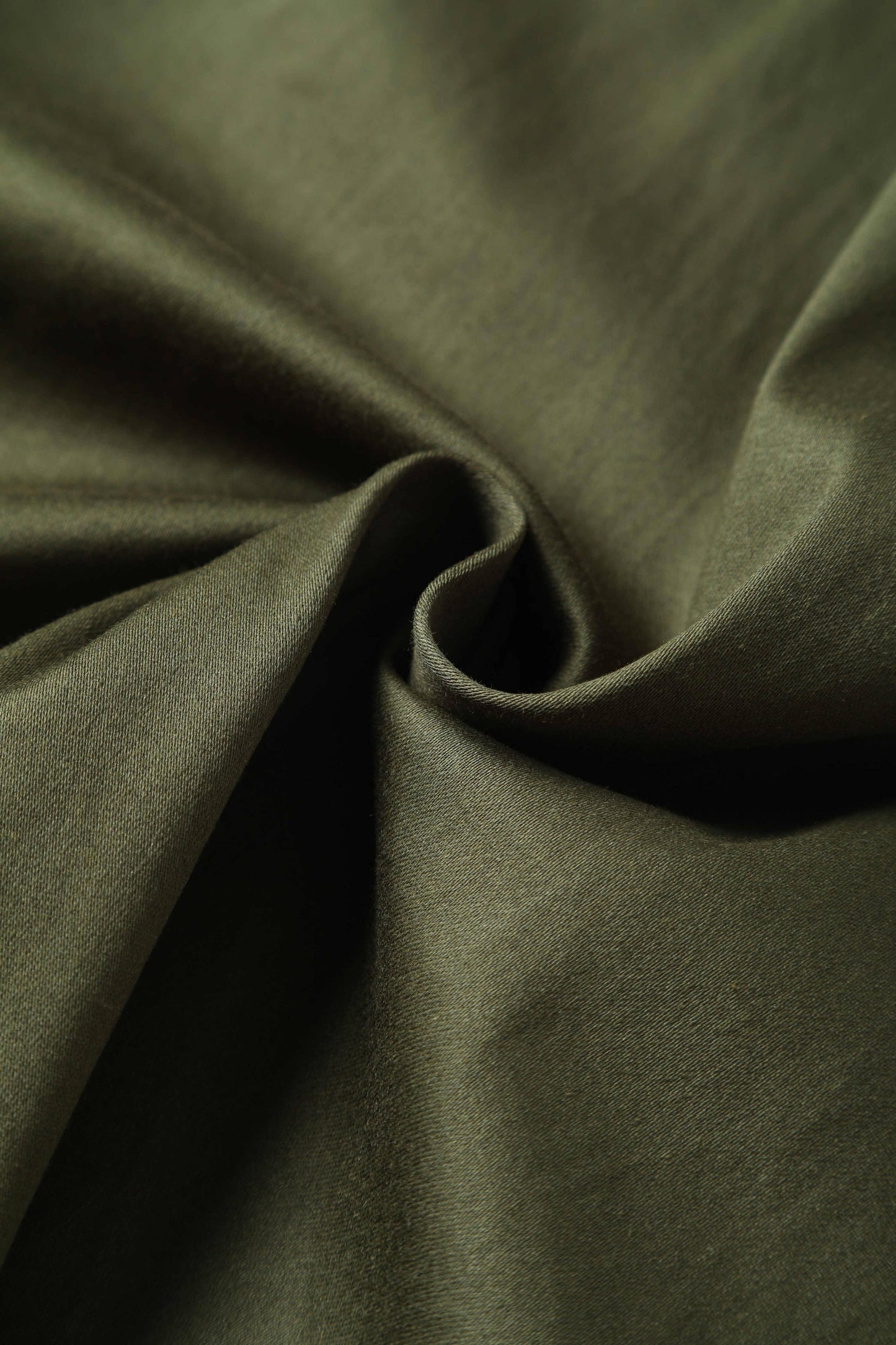 Penelope Army Green Rockabilly Plain Shirt Dress