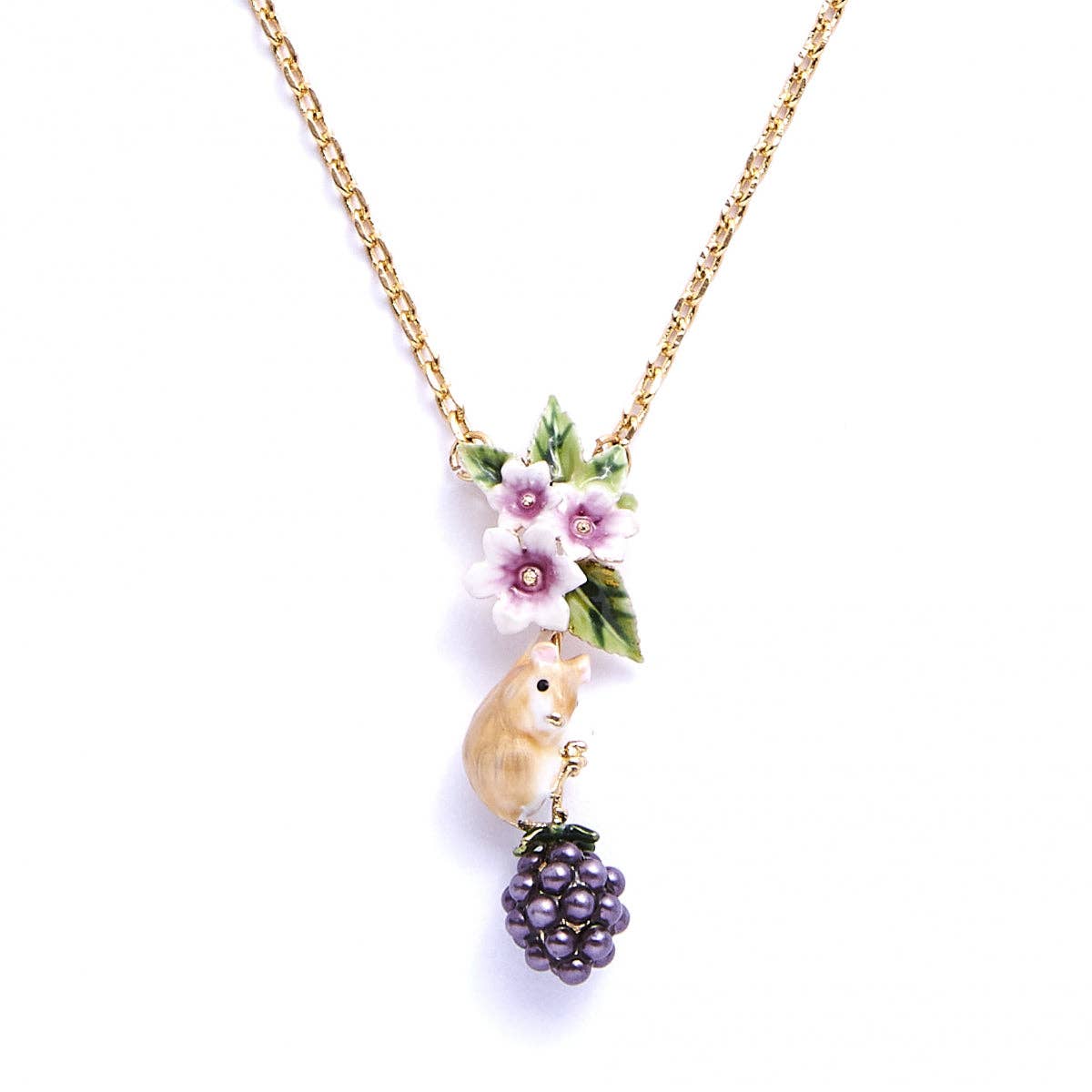 Blackberry & Mouse Pendant