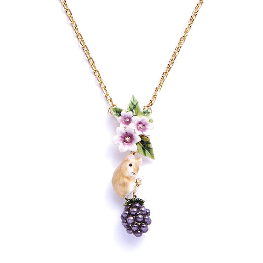Blackberry & Mouse Pendant
